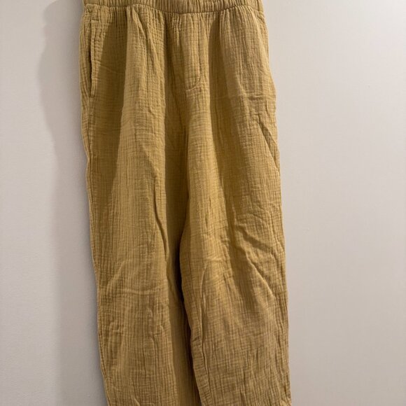 Madewell Lightspun Tapered Huston Pull-On Crop Pants - Picture 2 of 4
